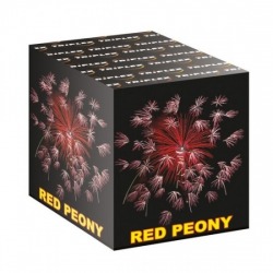 Red peony (0.8" x 9)