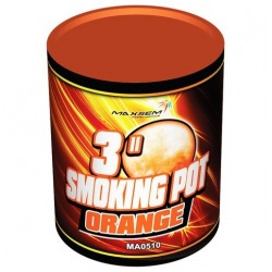 Дым оранжевый / Smoking pot (60 сек)