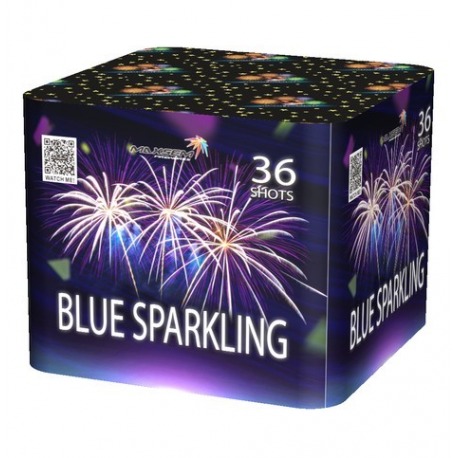Blue sparkling