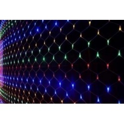 Гирлянда-сетка 320 LED цветная 3 x 2 м