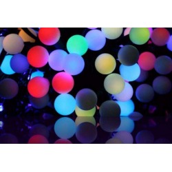 Гирлянда-шарики 80 LED уличная цветная 8м