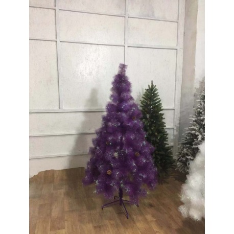 Сосна фиолетовая с шишками, 210 см